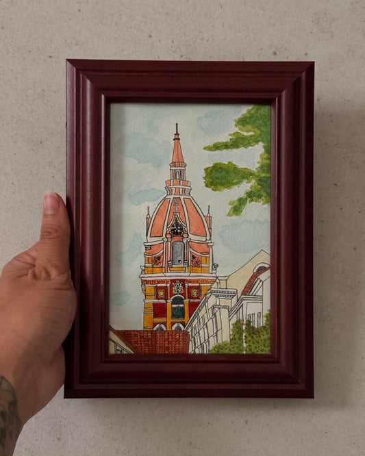 Catedral de Santa Catalina de Alejandría - 4x6 Original