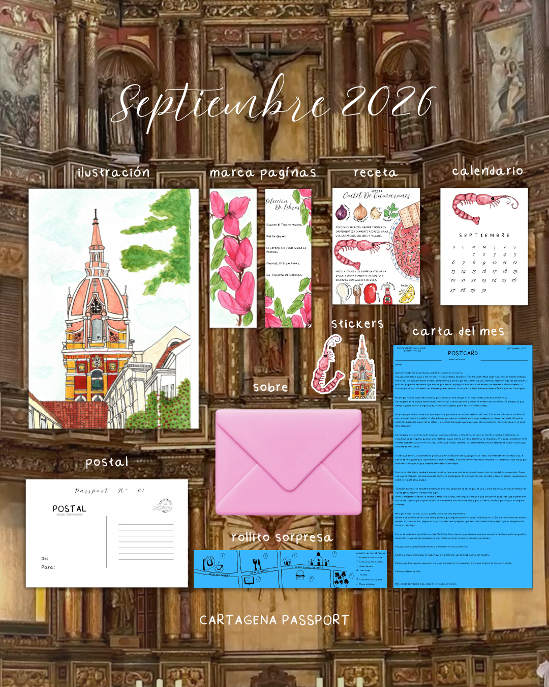 Septiembre 2026 Mail Club (Cartagena, Passport)