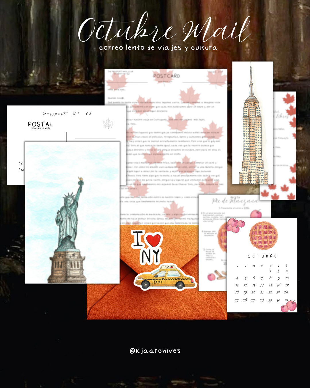 Octubre 2026 Mail Club (Nueva York, Passport)